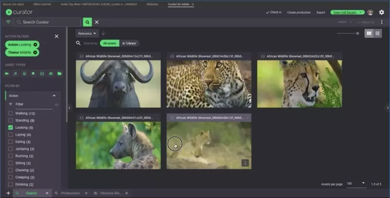 Curator for Adobe Panel - Video Previews